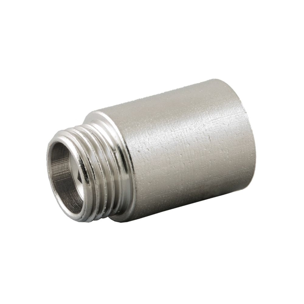 Niplu prelungit alamă nichelată MF - 1/2"x10