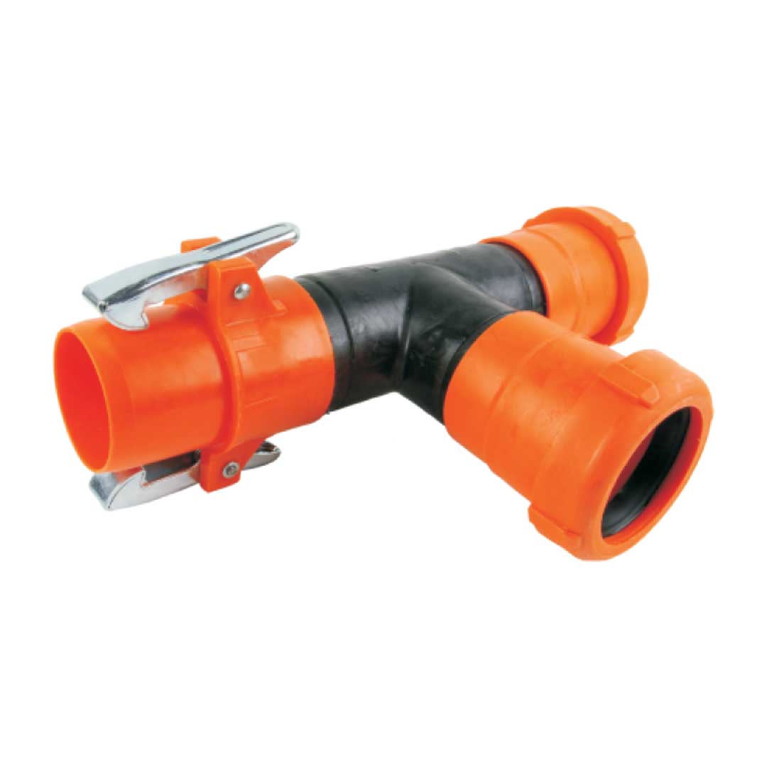 Teu egal PE cuplare rapidă - 75/75 mm