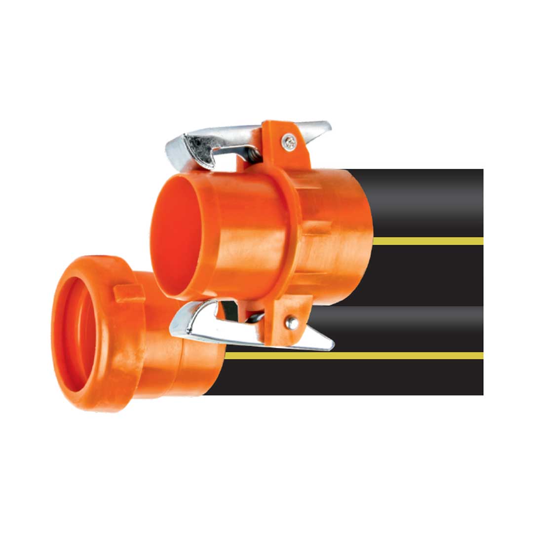 Țeavă din PE cu cuplare rapidă pentru aspersoare, 6m - 90 mm