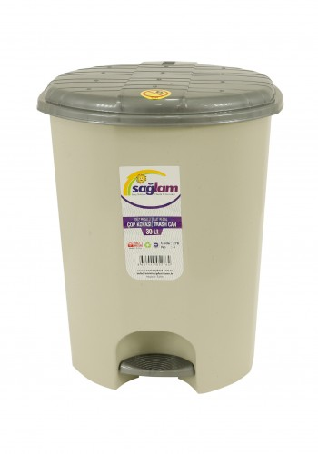 Coș gunoi din plastic cu pedală, 11L