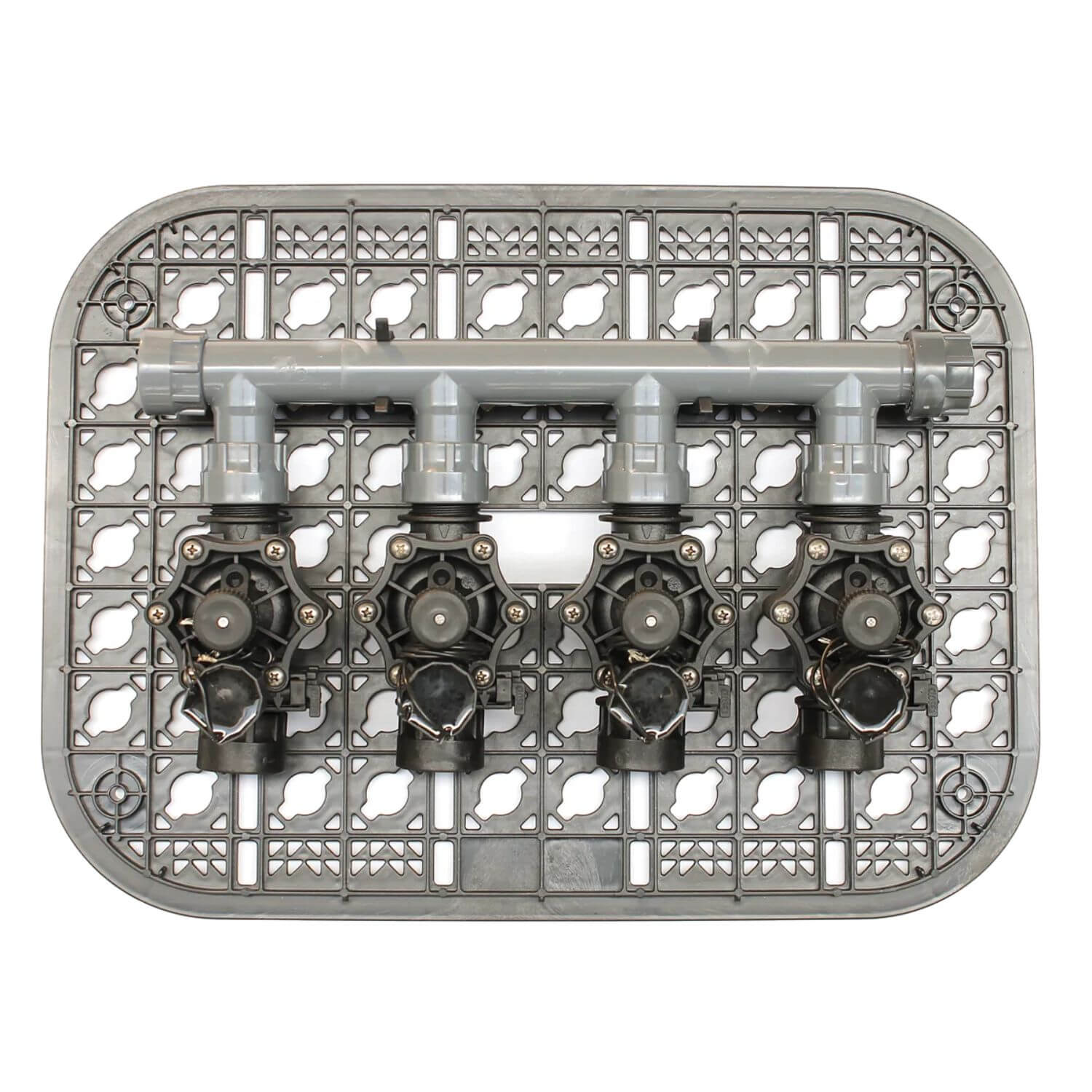 KIT irigație: grilă de fixare + 4 vane cu servomotor RN 155 PLUS
