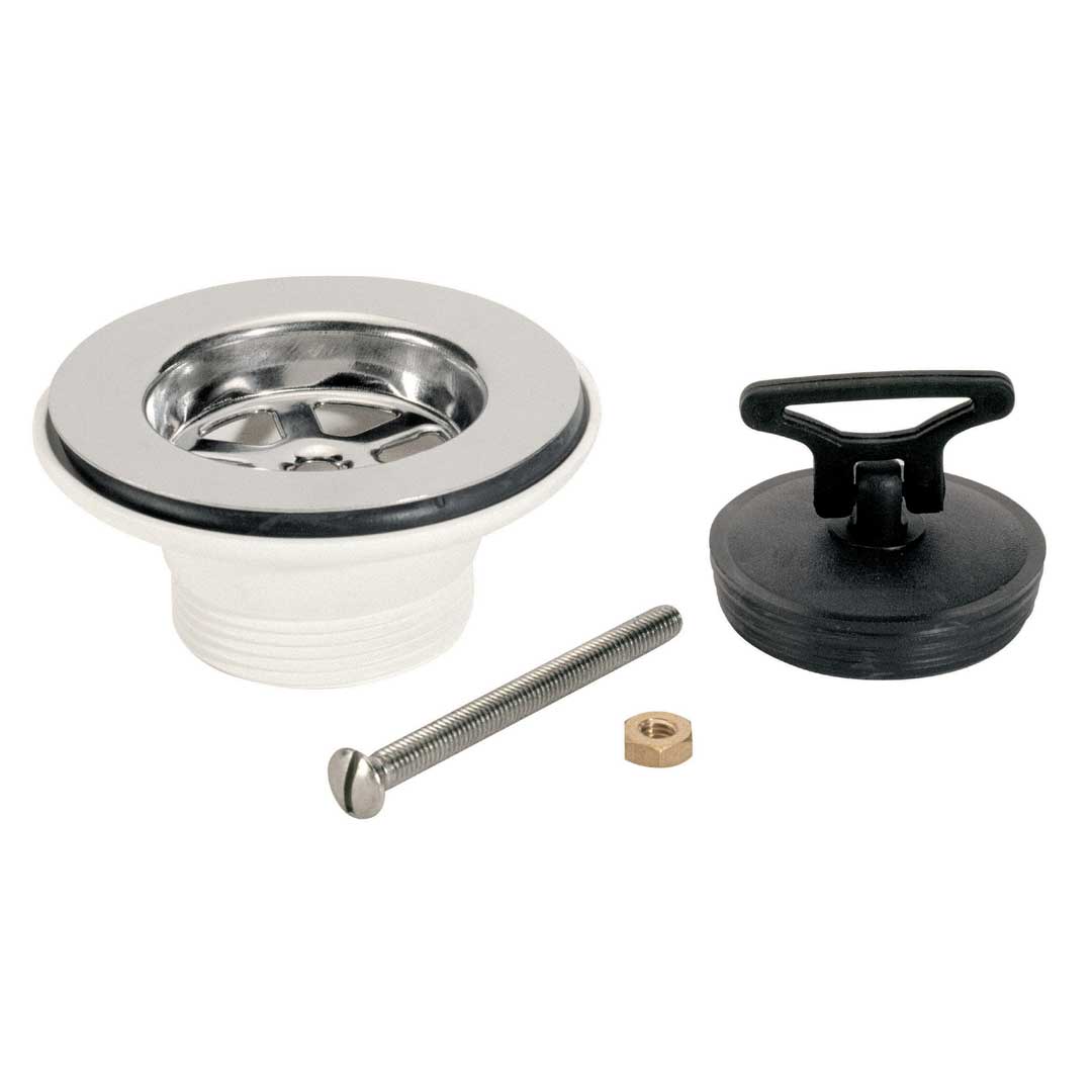 Drenaj cu dop pentru chiuvetă - 80 mm