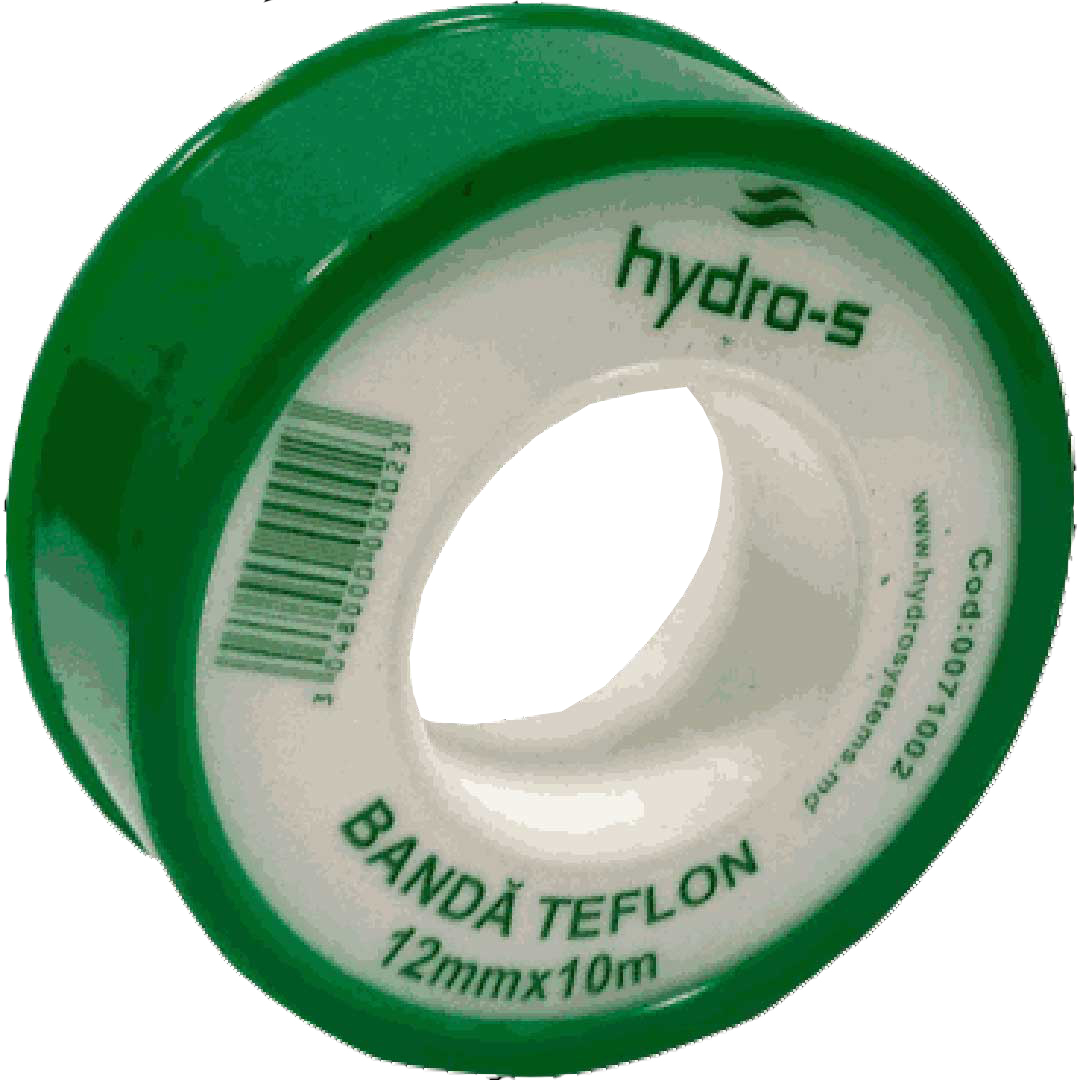 Bandă teflon 12 mm, 10 m