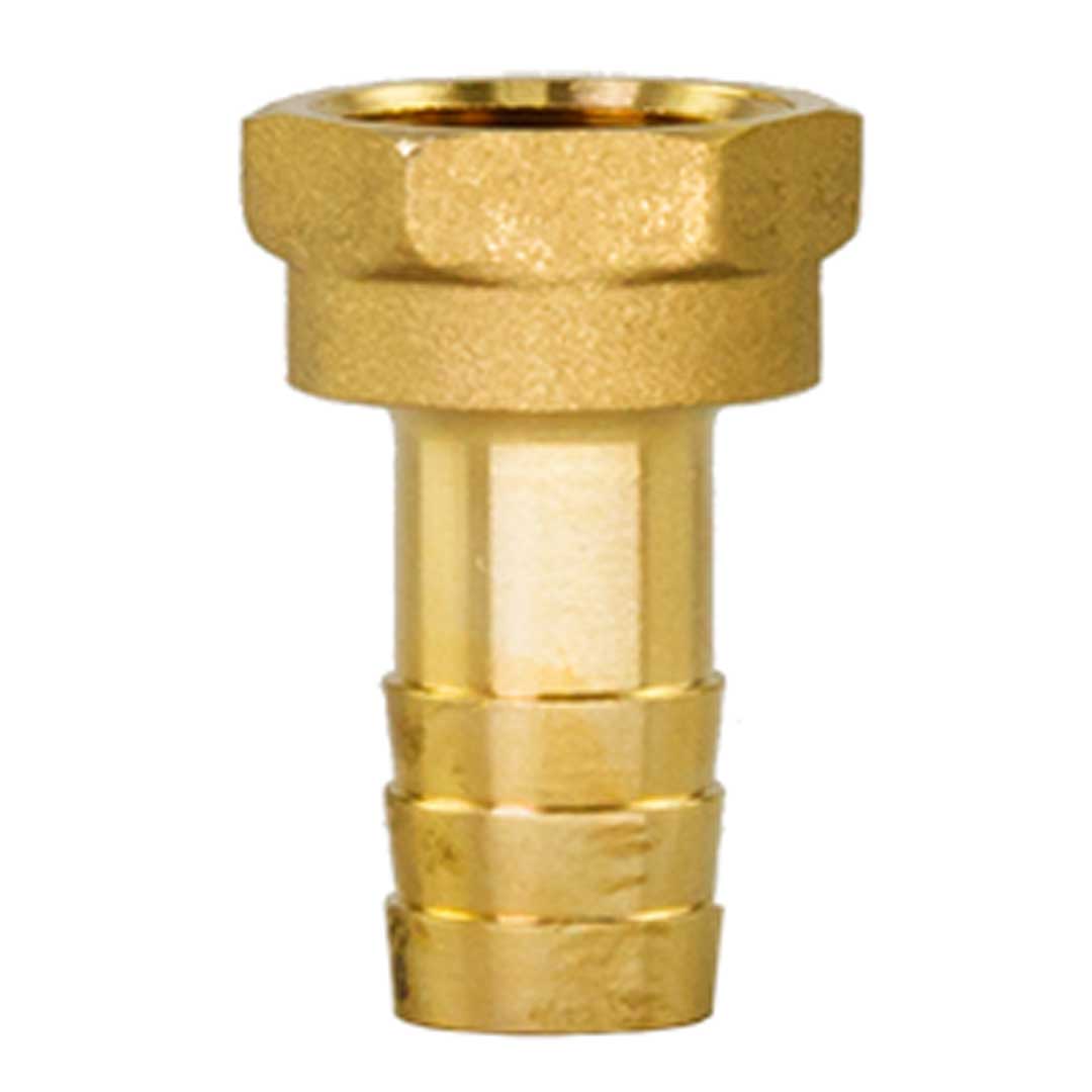 Adaptor alamă cu portfurtun F - 1/2"x10