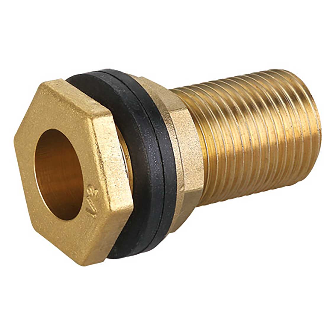 Mufă / trecere din alamă pentru rezervor - 1/2"