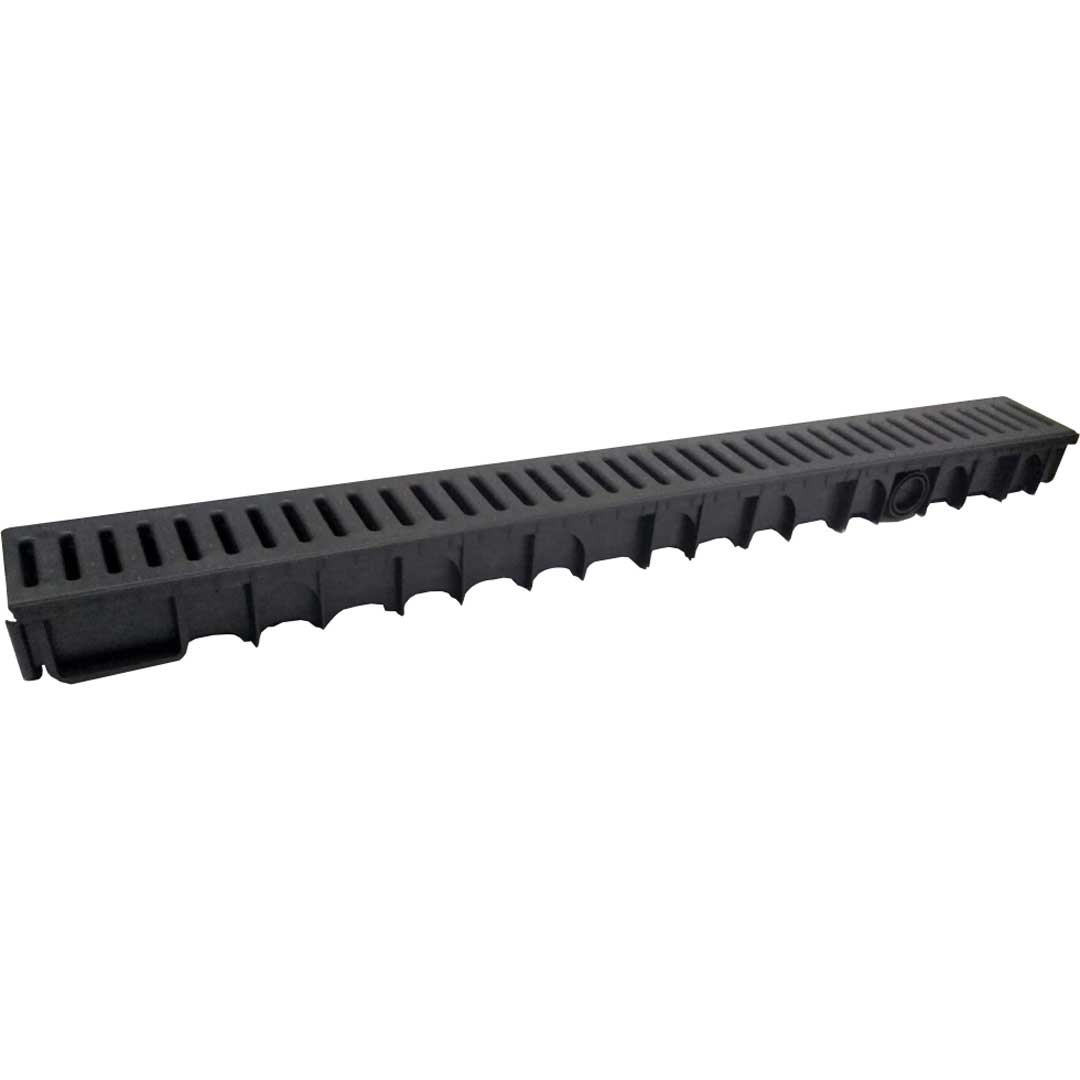 Rigolă drenaj ECO COMPACT cu grilă din PP - 110x72x1000