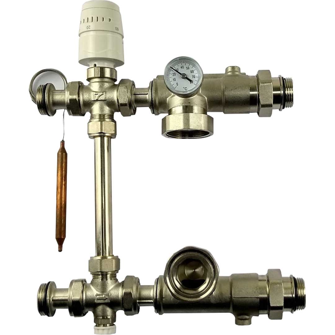 Kit amestec intermediar FĂRĂ POMPĂ, Hydro-S, 1"