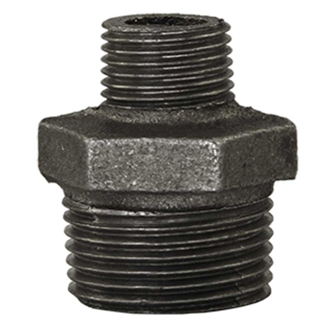 Niplu negru redus MxM - 3/4"x1/2"