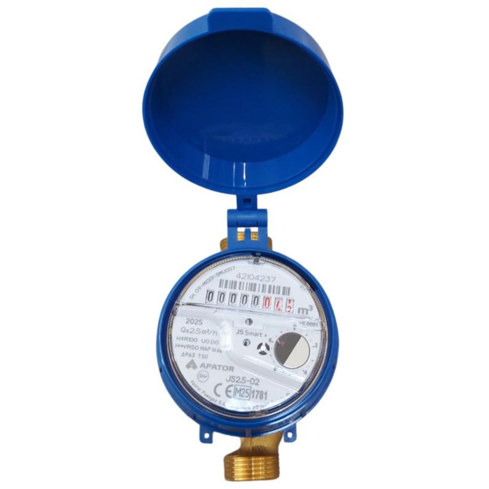 Contor apă rece, cu capac JS Smart+, DN15, fără cuple