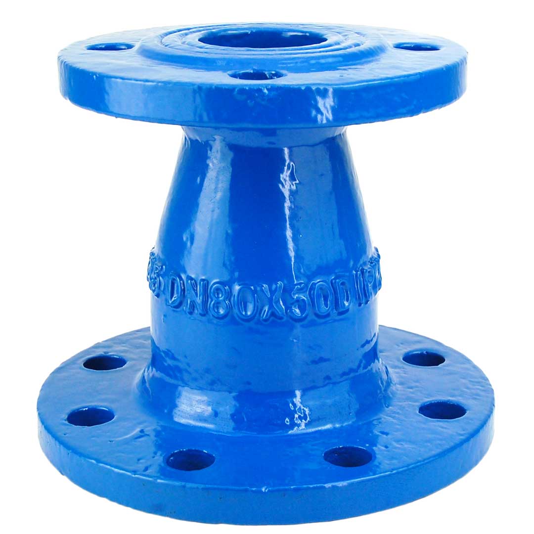 Reducție din fontă ductilă cu flanșe - 80x50 mm