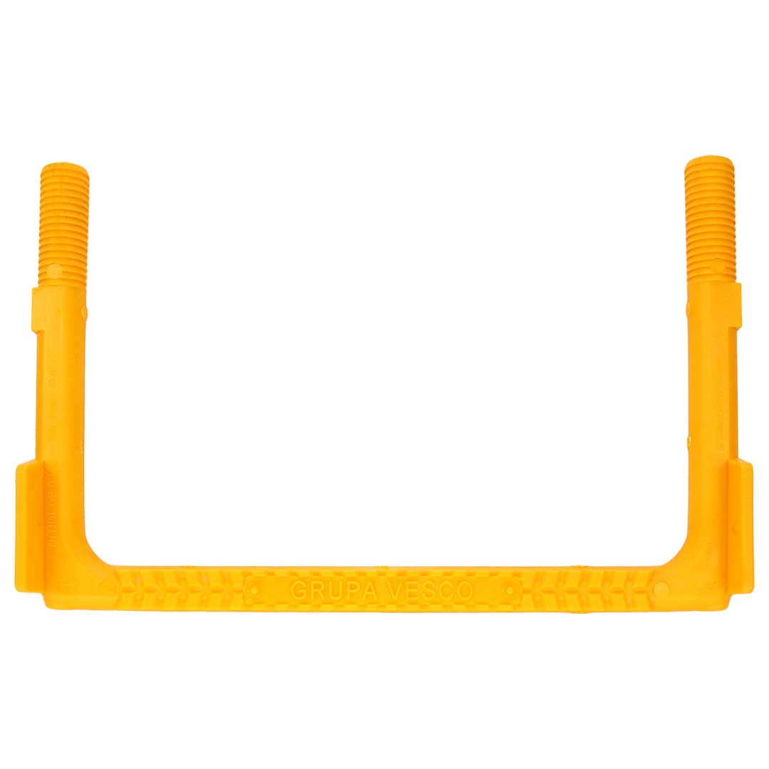 Treaptă Oțel-PE, pentru cămine vizitare, 350x230mm, Dn 25mm