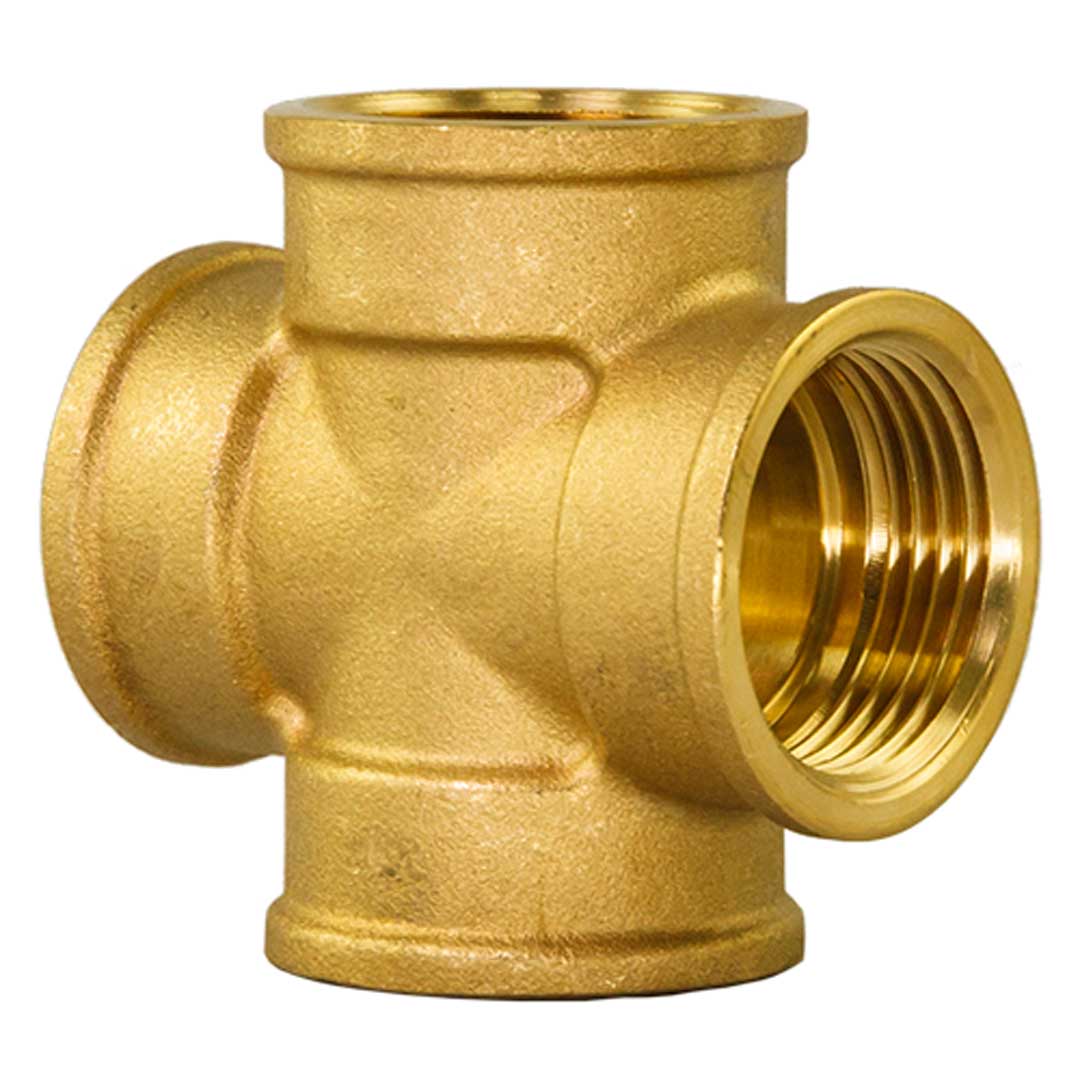 Cruce din alamă FFFF - 1/2"