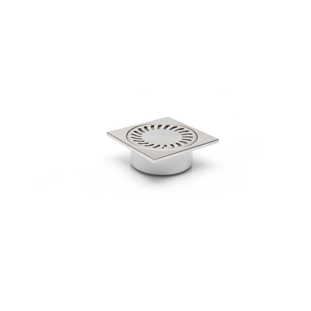 Sifon de pardoseală cu grila din INOX, ieșire verticală CEHIA - 150 mm