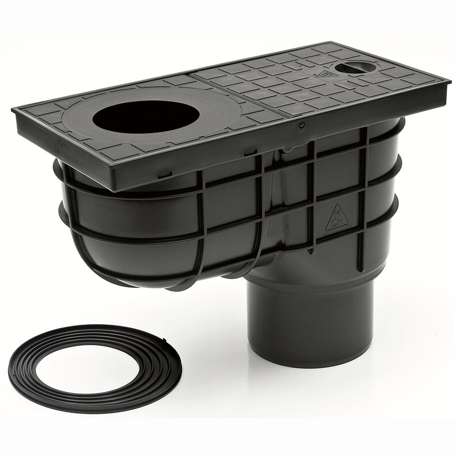 Colector pluvial cu ieșire verticală - CEHIANEGRU - 305x155x235