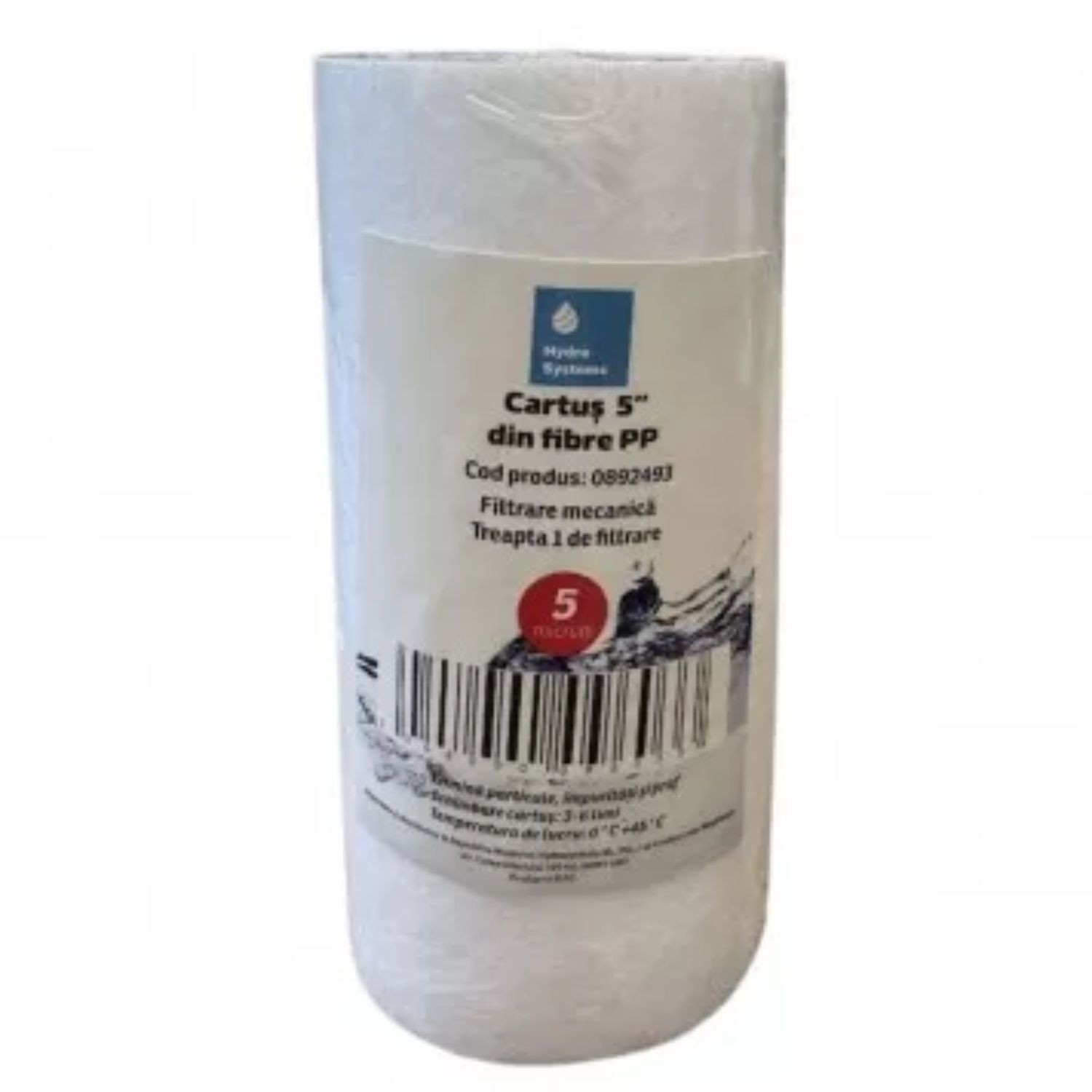 Cartuş din fibre PP 5 μm - 5"
