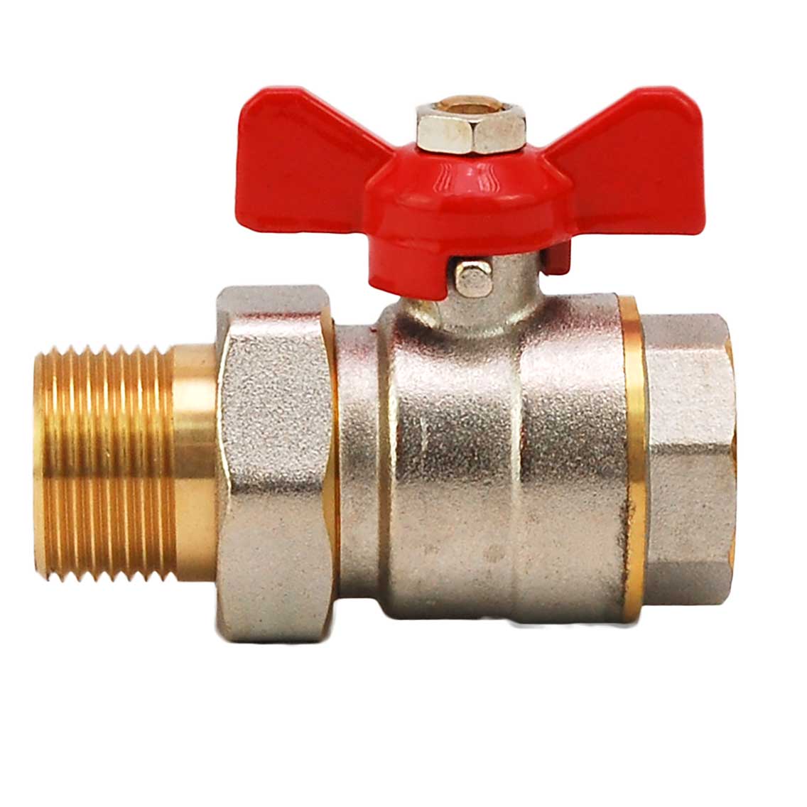 Robinet bilă cu olandez HYDRO-S, MF, fluture - 1"