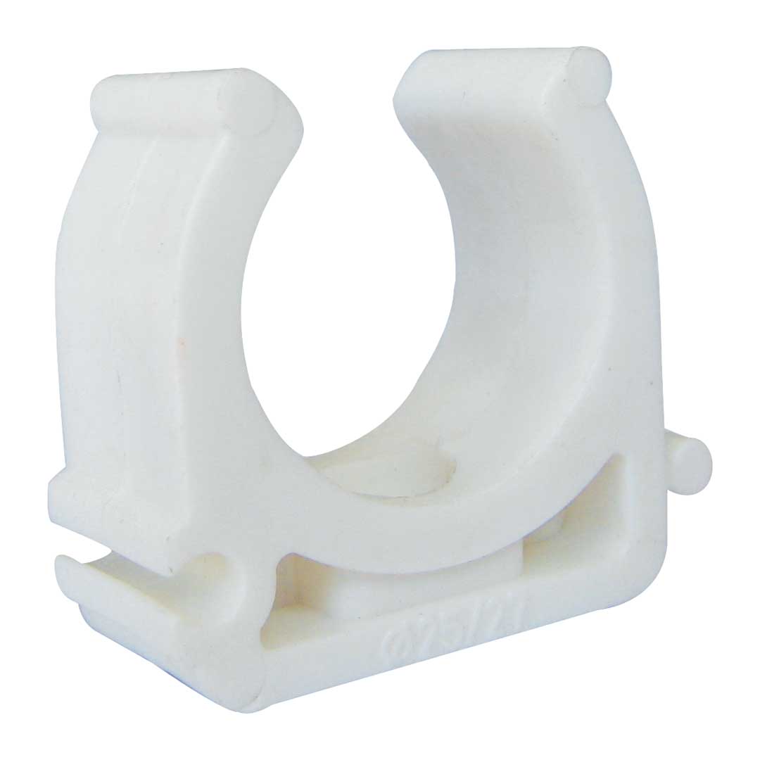 Colier pentru țevi PPR - ALB - 32 mm