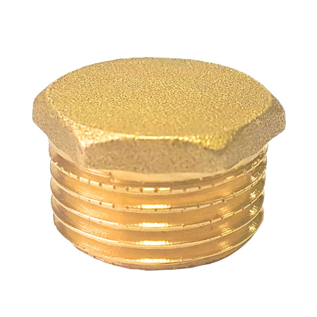 Dop hexagonal din alamă M - 1/2"