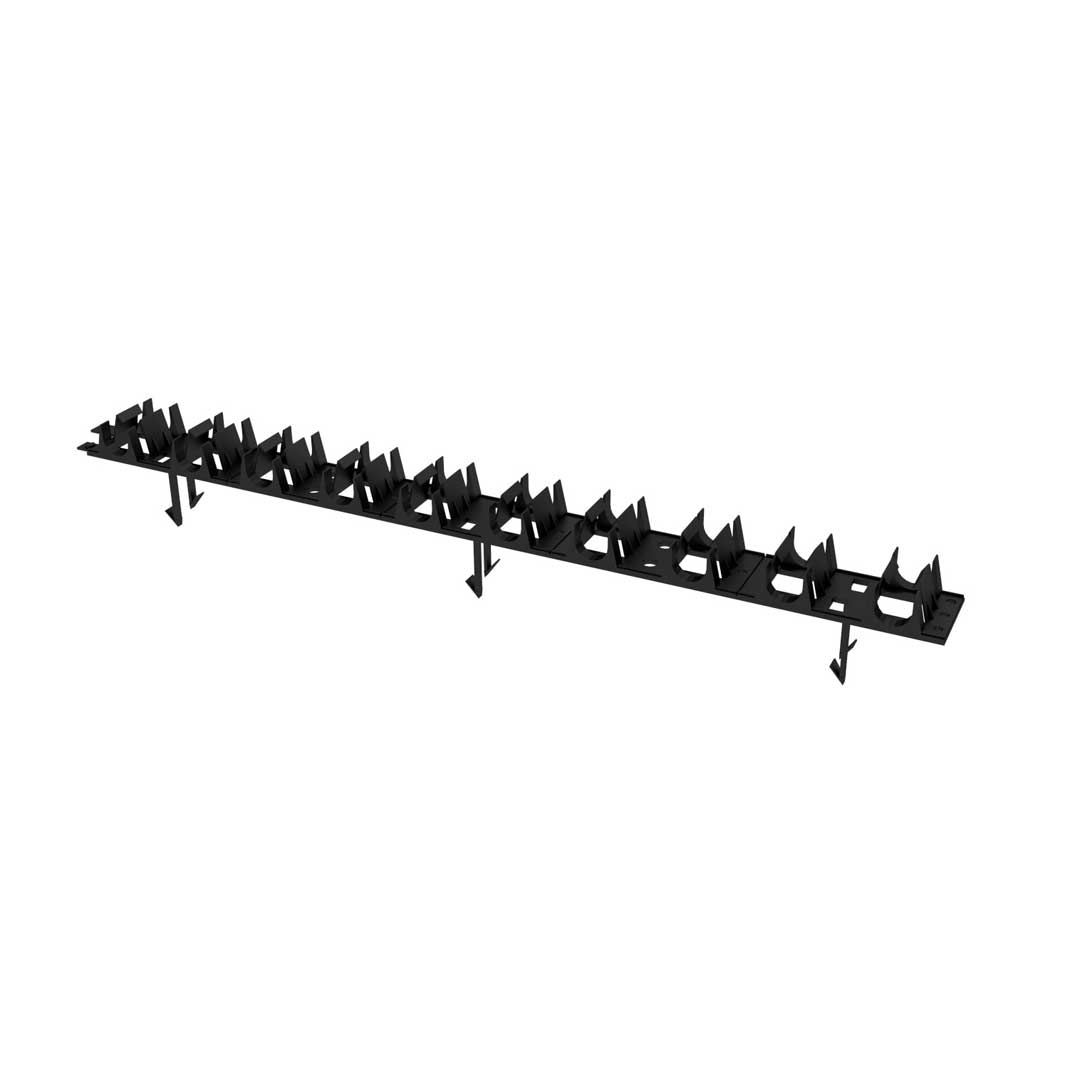 Bară cu clipse pentru fixare țevi - 16 mm