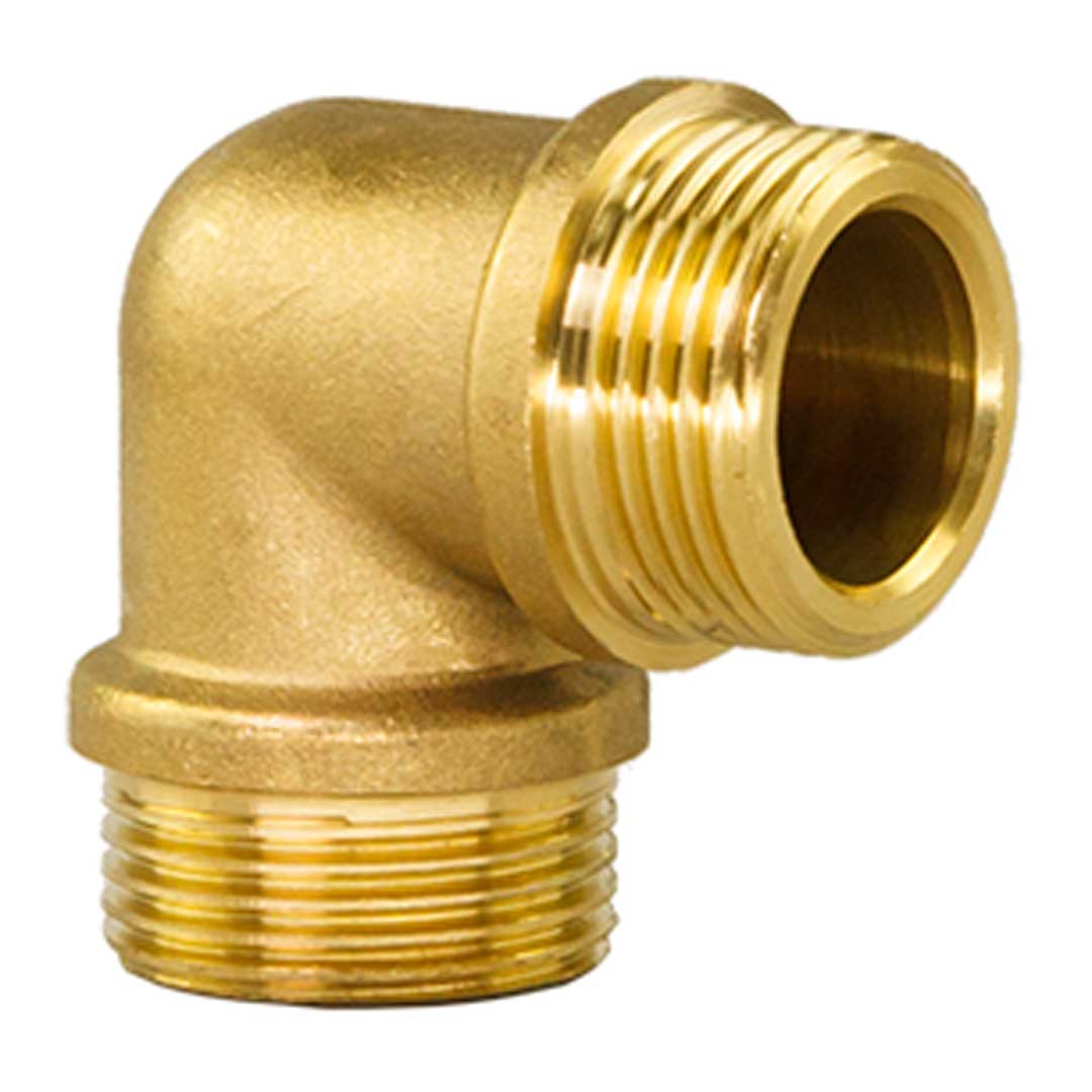 Cot din alamă 90° MM - 3/4"