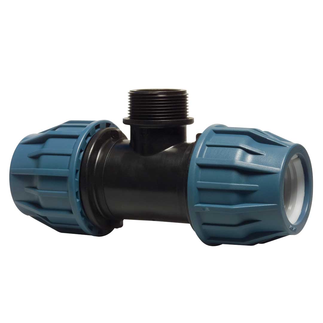 Teu compresiune PN 16, M - 32x3/4"