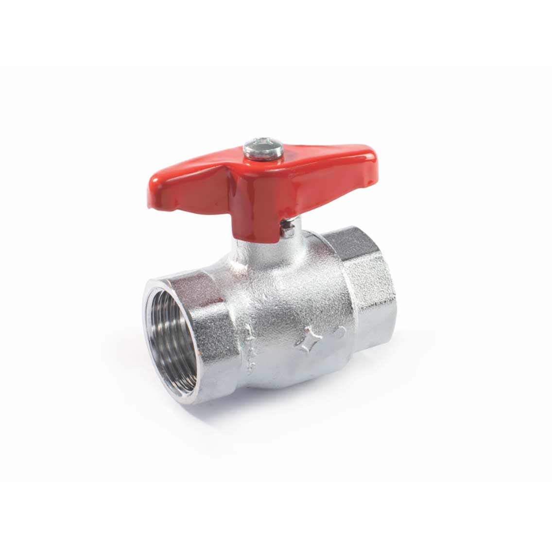 Robinet bilă pasaj total RASTELLI NOVA, FF, fluture - 1/2"