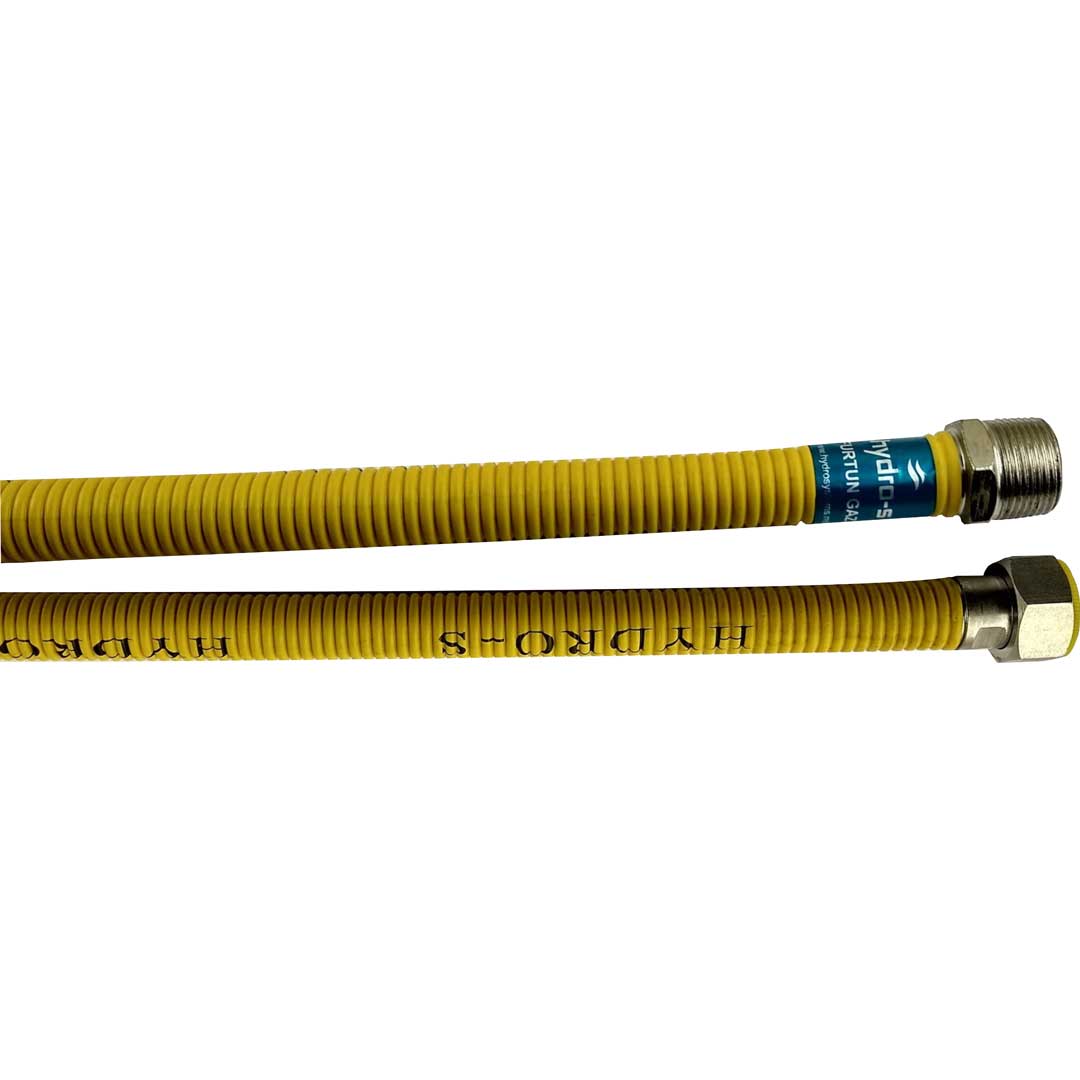 Furtun extensibil pentru gaz MF - 1/2"x1/2" - 500-1000 mm