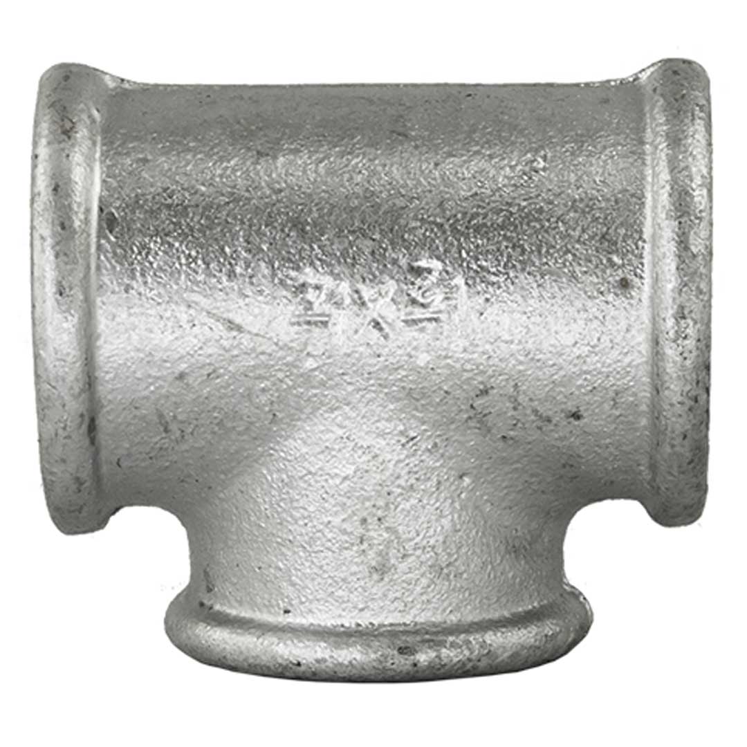 Teu galvanizat redus 90° FxFxF - 11/2"x3/4"