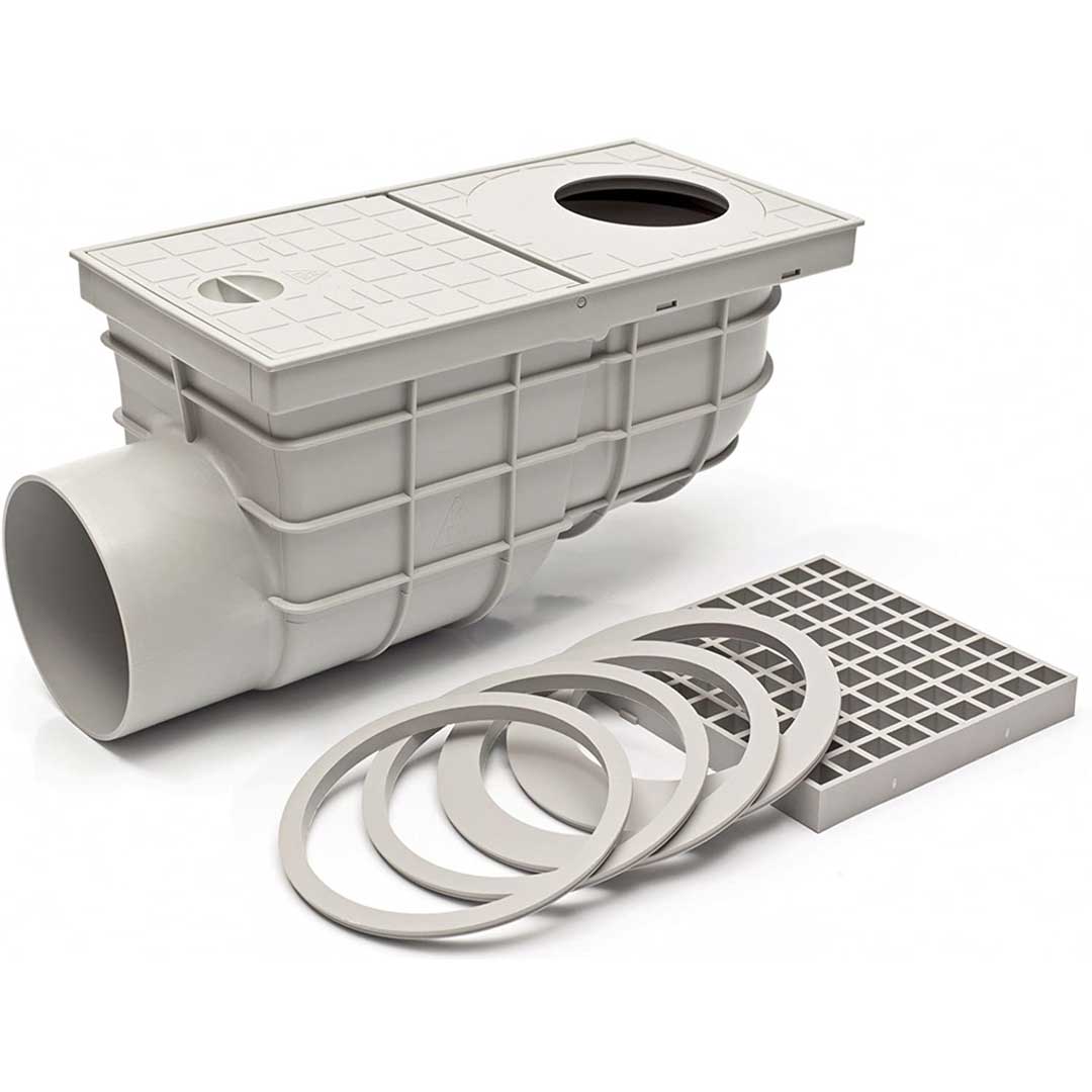 Colector pluvial cu ieșire orizontală - CEHIA
GRI - 305x155x171