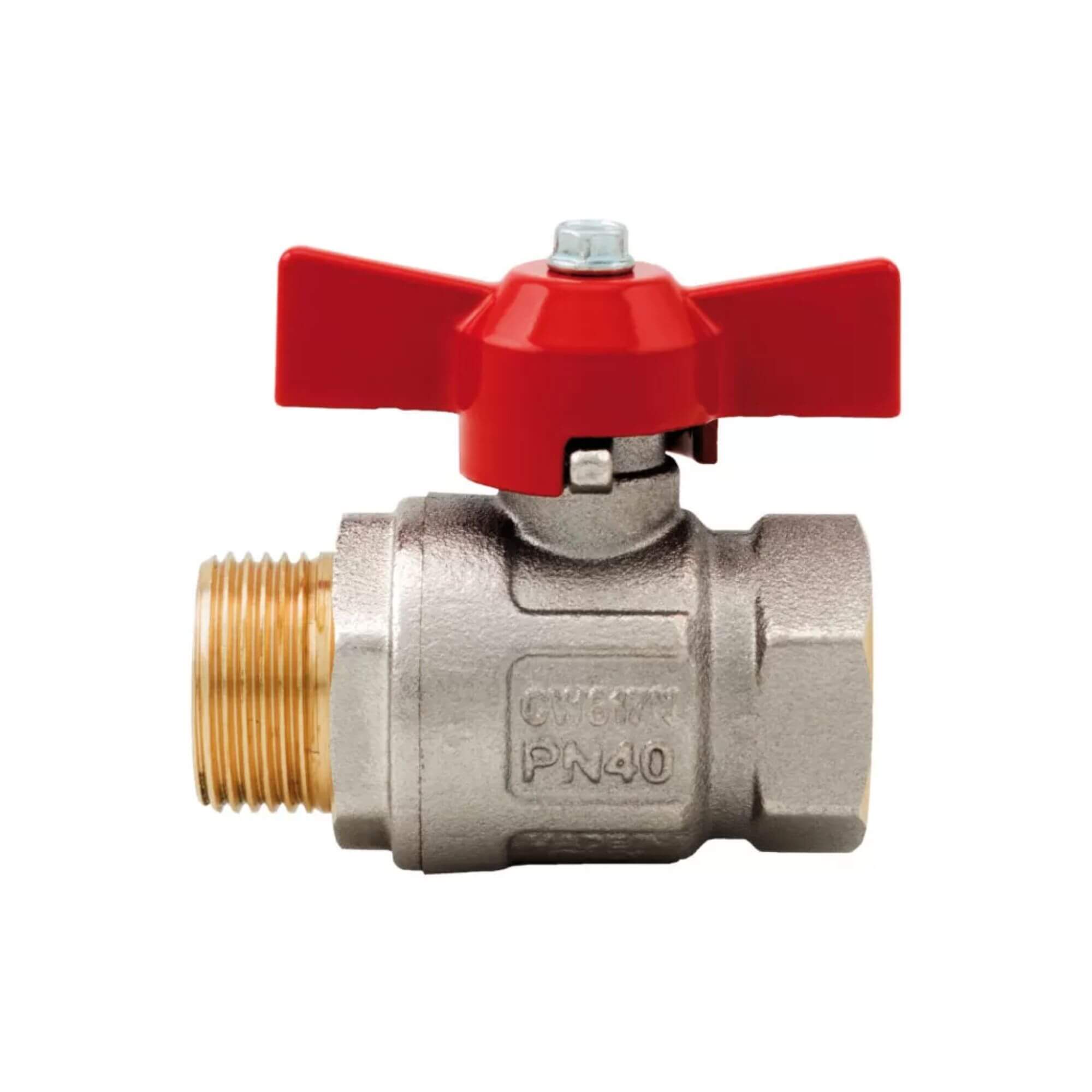 Robinet cu bilă ITAP MF, model Ideal, fluture - 1"