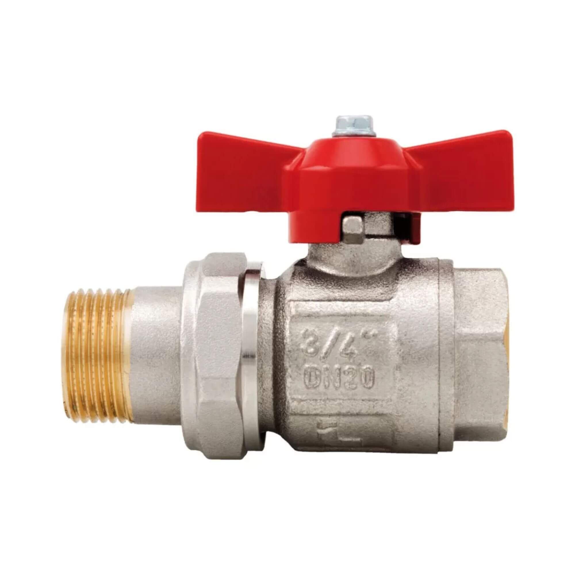 Robinet cu bilă cu olandez ITAP MF, Ideal, fluture - 1"