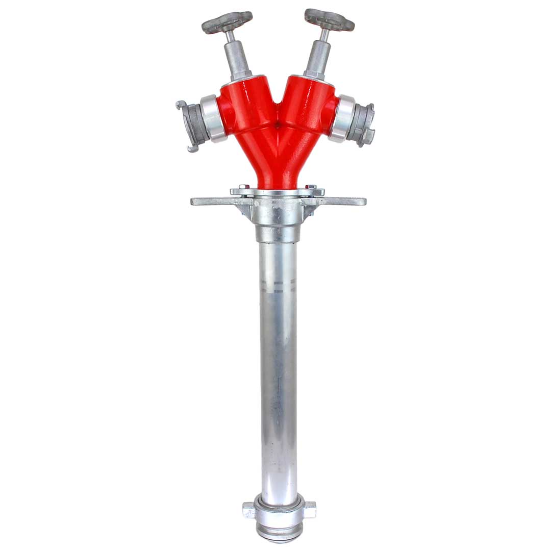 Conector dublu pentru hidrant subteran DN 100, 2 x 89 x 3"