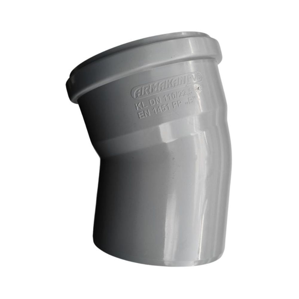 Cot canalizare PP 22,5º - 110 mm