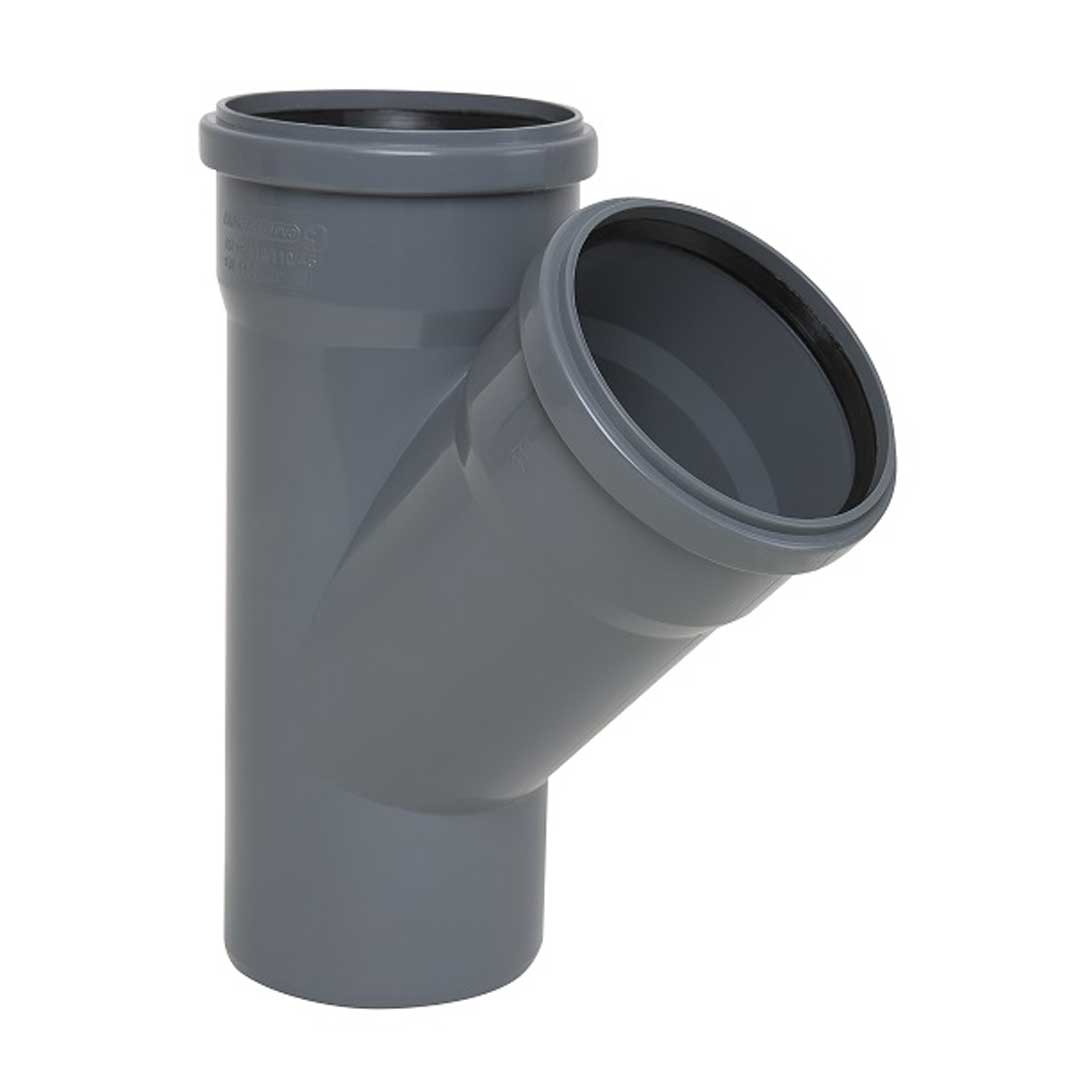 Ramificație egală PP 45º - 110x110 mm