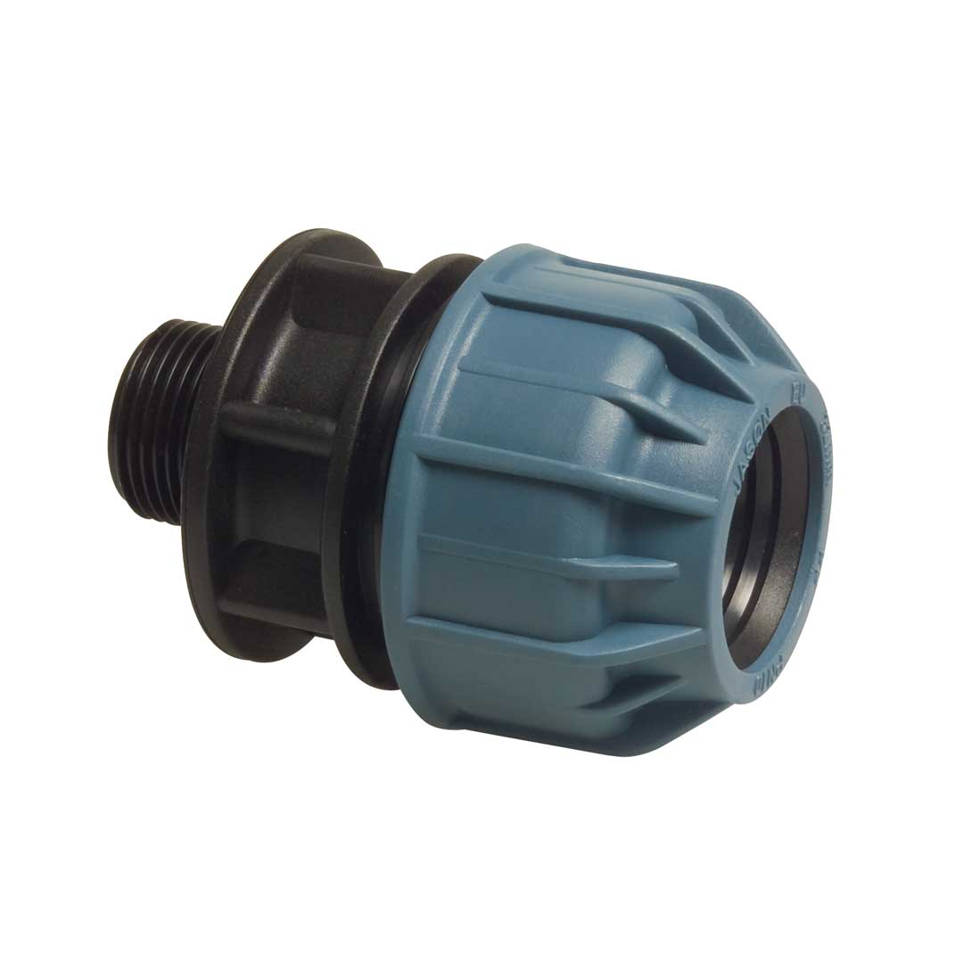 Adaptor compresiune PN 10, M - 20x3/4"