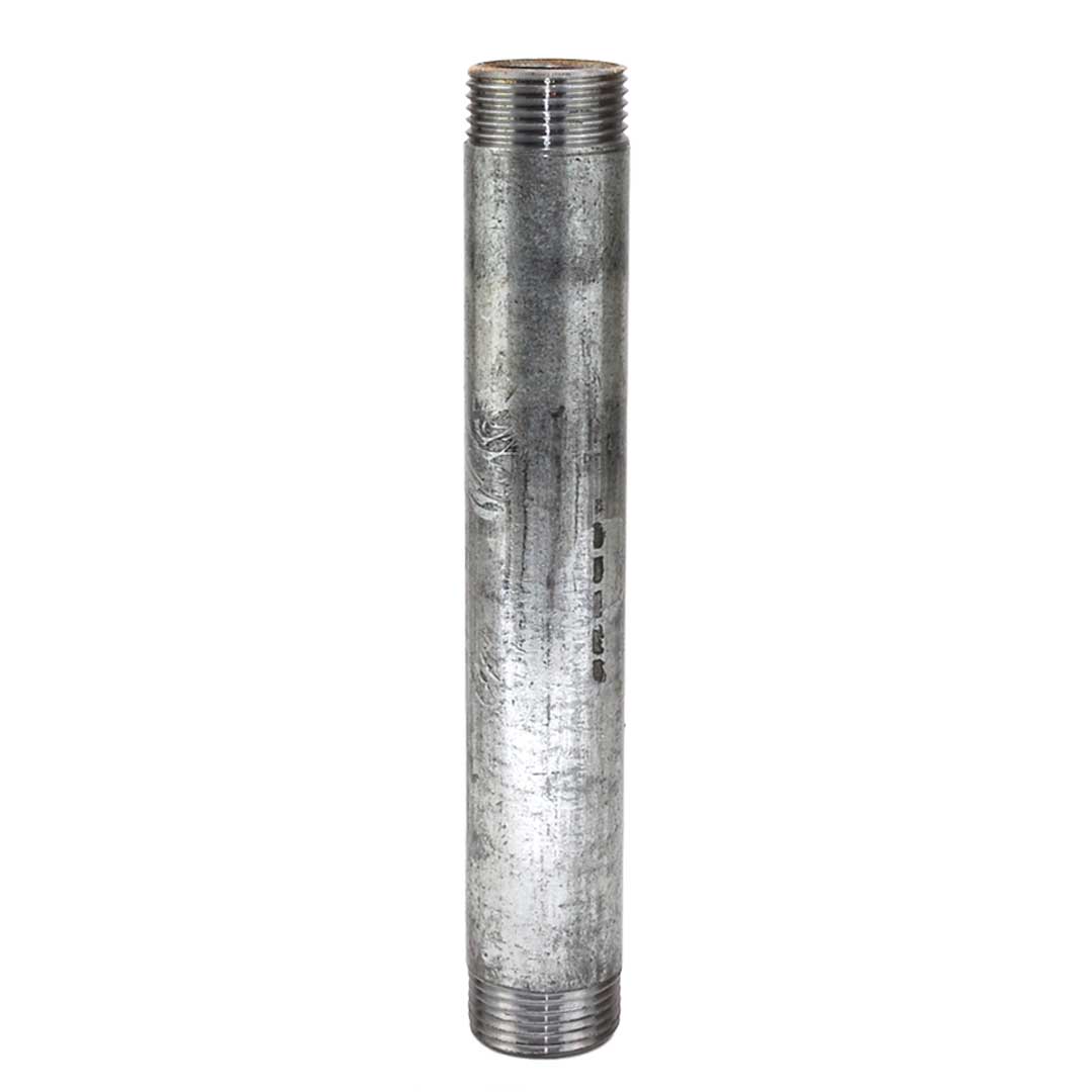Niplu din oțel galvanizat MxM - 15x1/2"x60 mm
