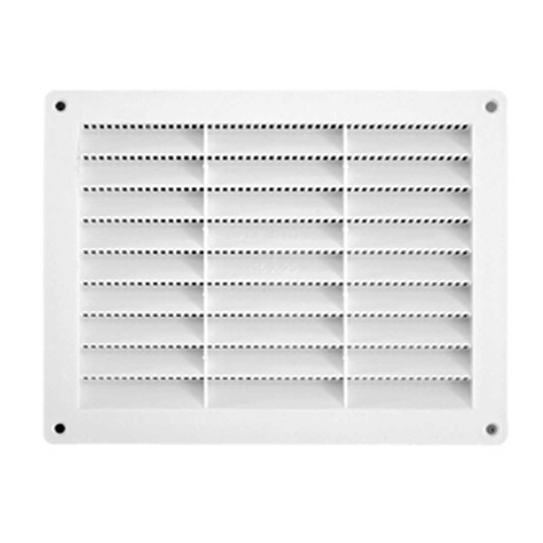 Grilă de ventilare din plastic dreptunghiulară, 150 x 200