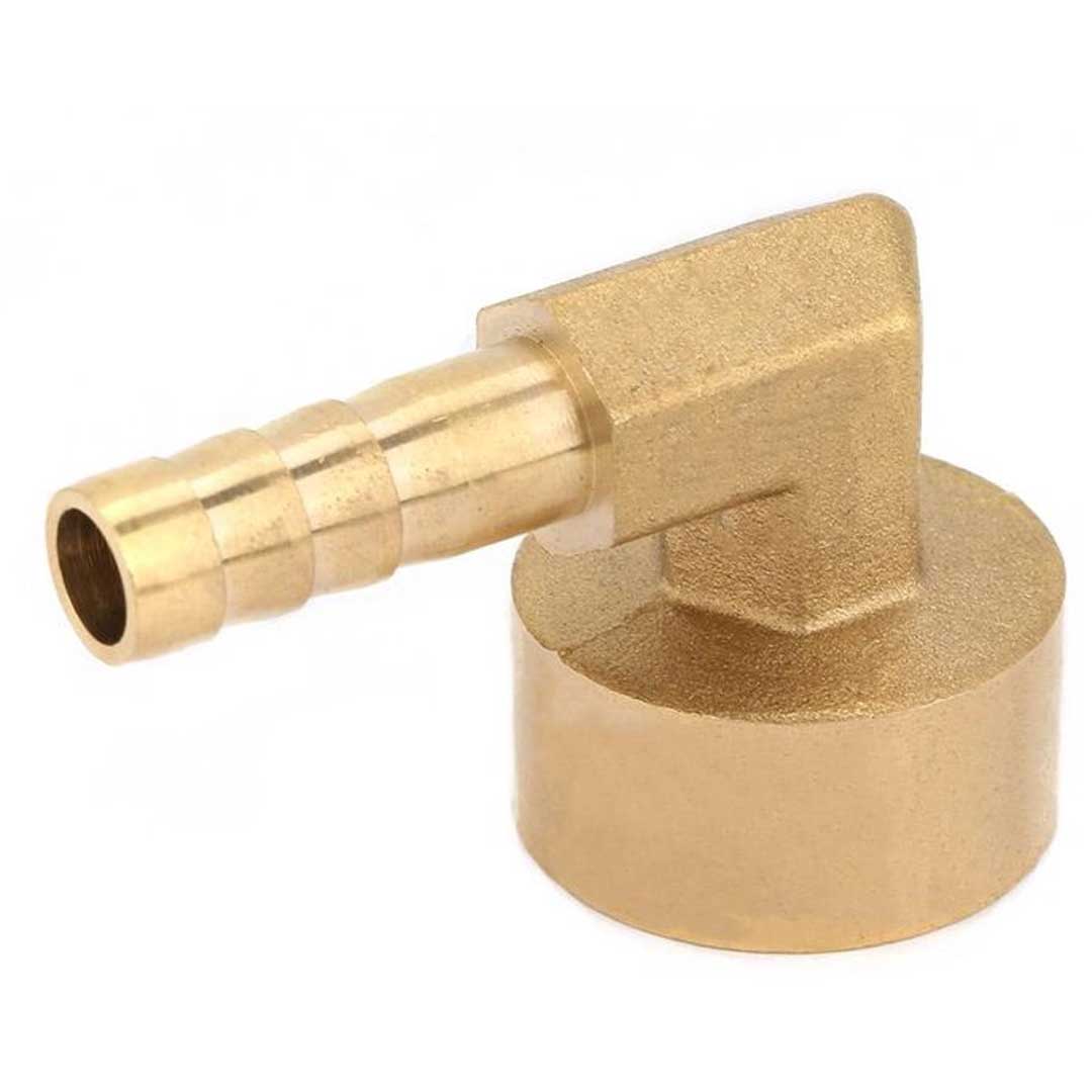 Cot alamă cu portfurtun F - 1/2"x15