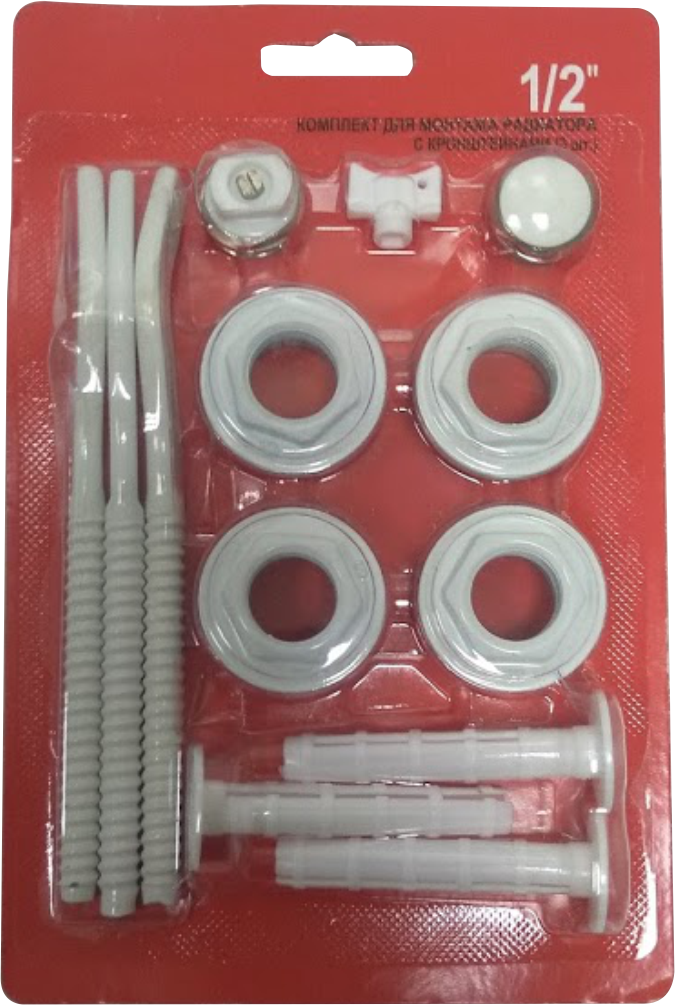 Set reducţii si accesorii pentru radiatoare, 13 buc. - 1"x1/2"