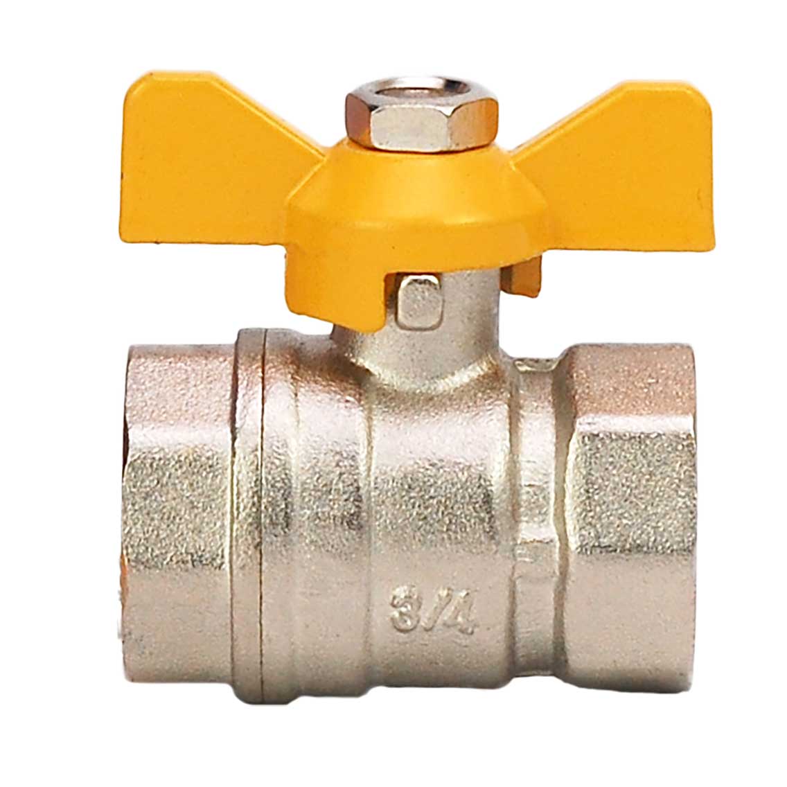 Robinet bilă pentru gaz HYDRO-S, FF, fluture - 1/2"