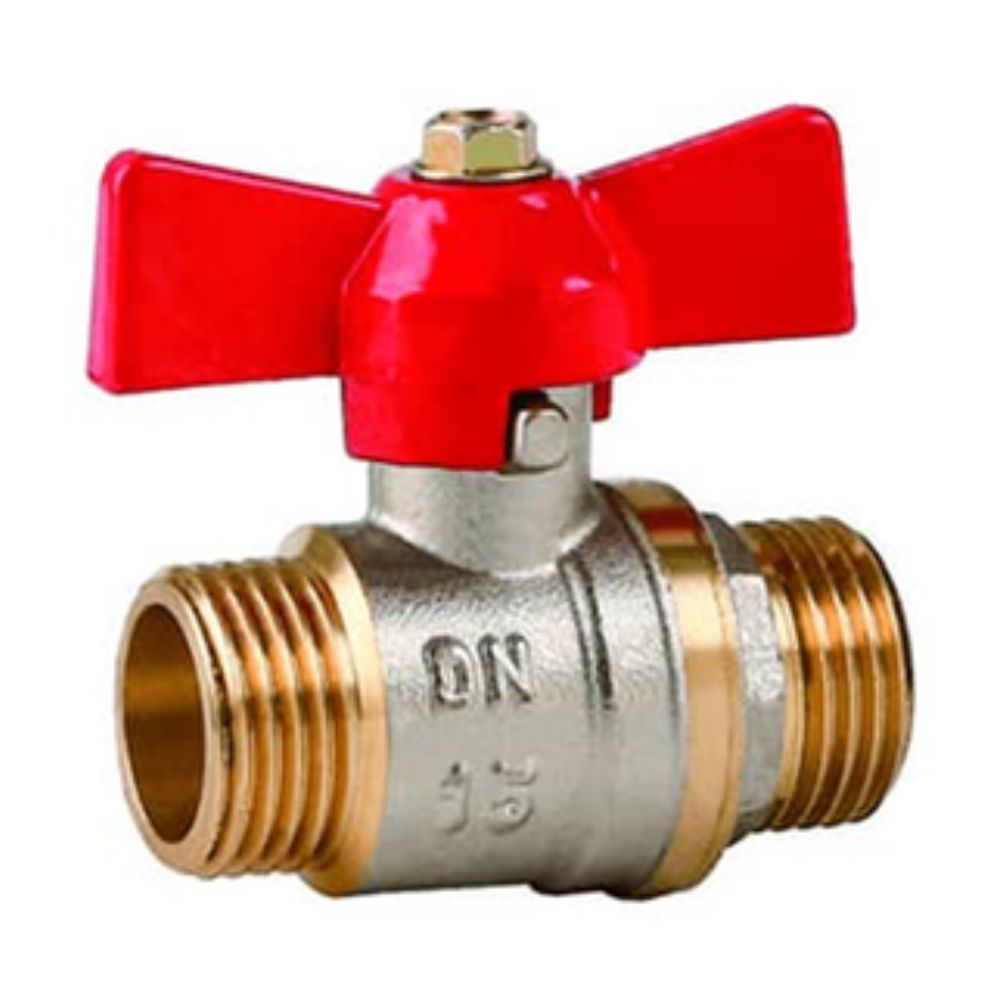 Robinet bilă pasaj standart HYDRO-S, MM, fluture - 1/2"