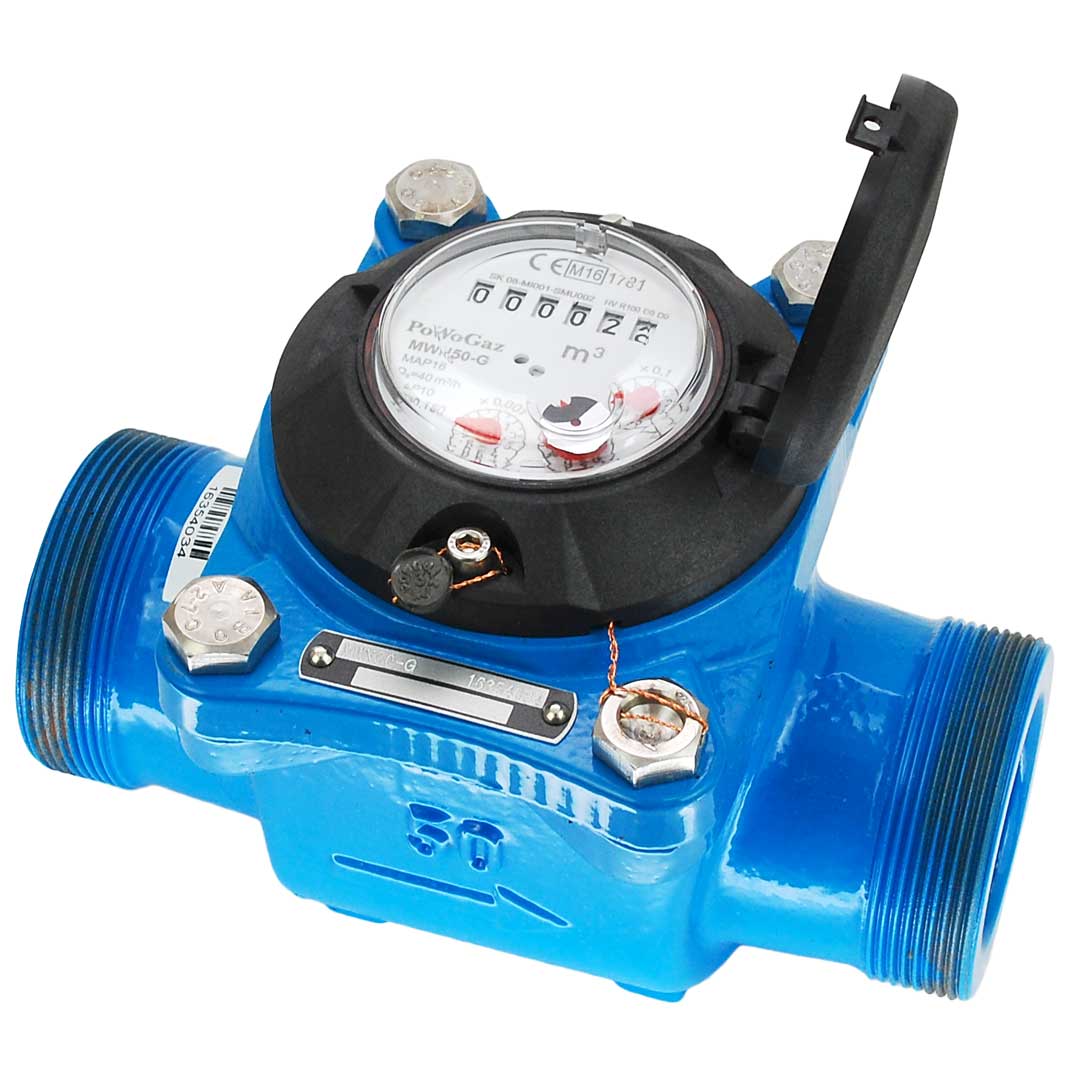 Contor apă caldă și rece cu filet MWN, 40 MC/ORĂ - 2"