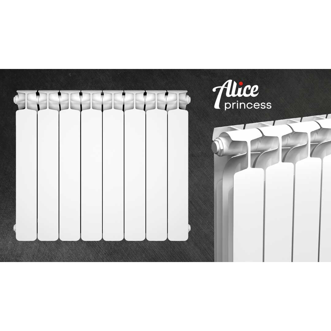 Radiator din aluminiu ALI Princess - 350x80