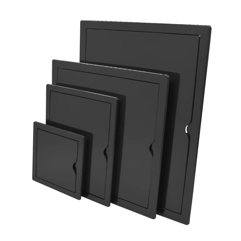 Ușă vizitare din ABS, antracit - 150 x 150