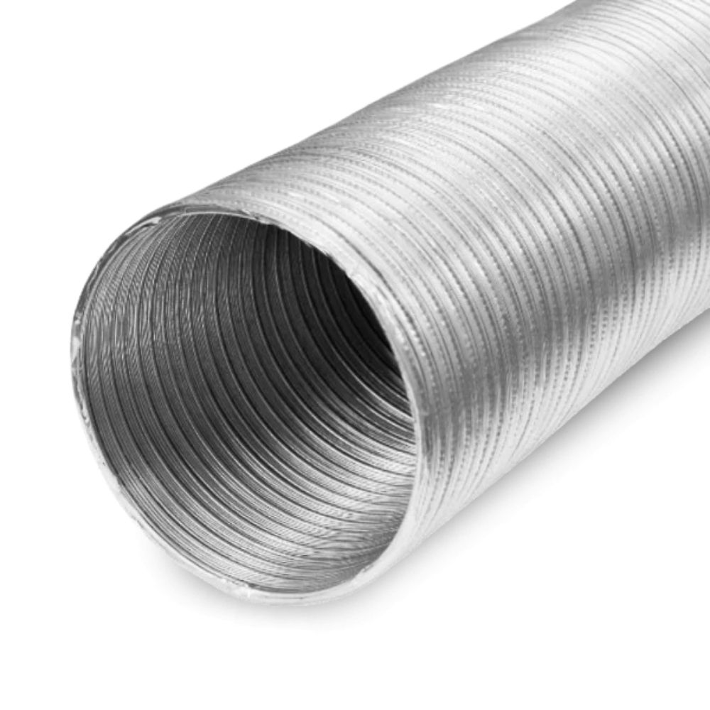 Tub flexibil gofrat din aluminiu, 100 mm
