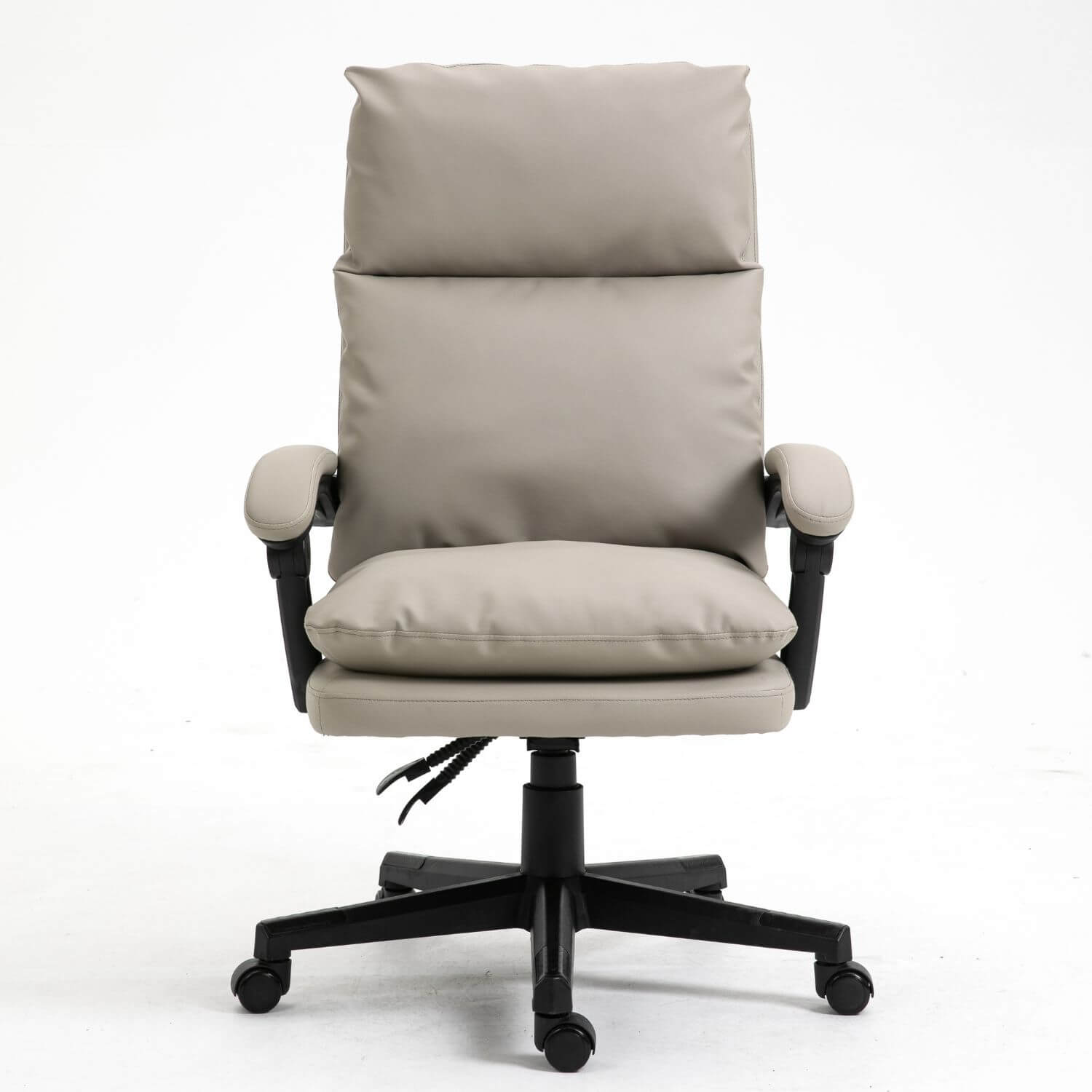 Fotoliu piele eco PRESTIGE, bej