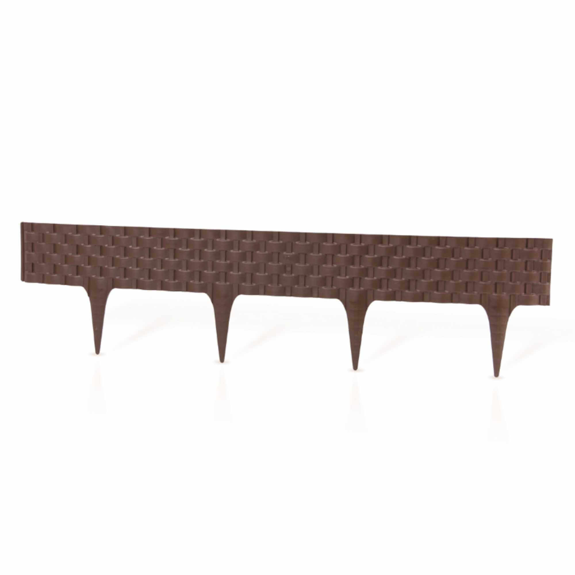 Gard decorativ plastic ratan Maro