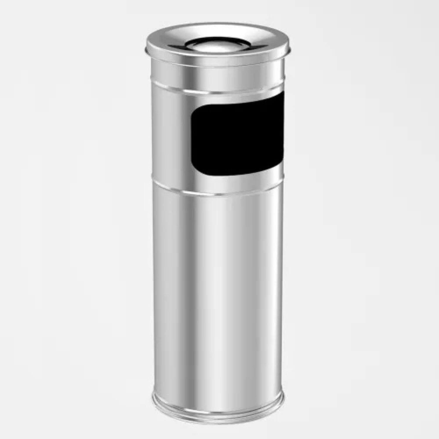Coș de gunoi + scrumieră din INOX - 25 x 60 INOX
