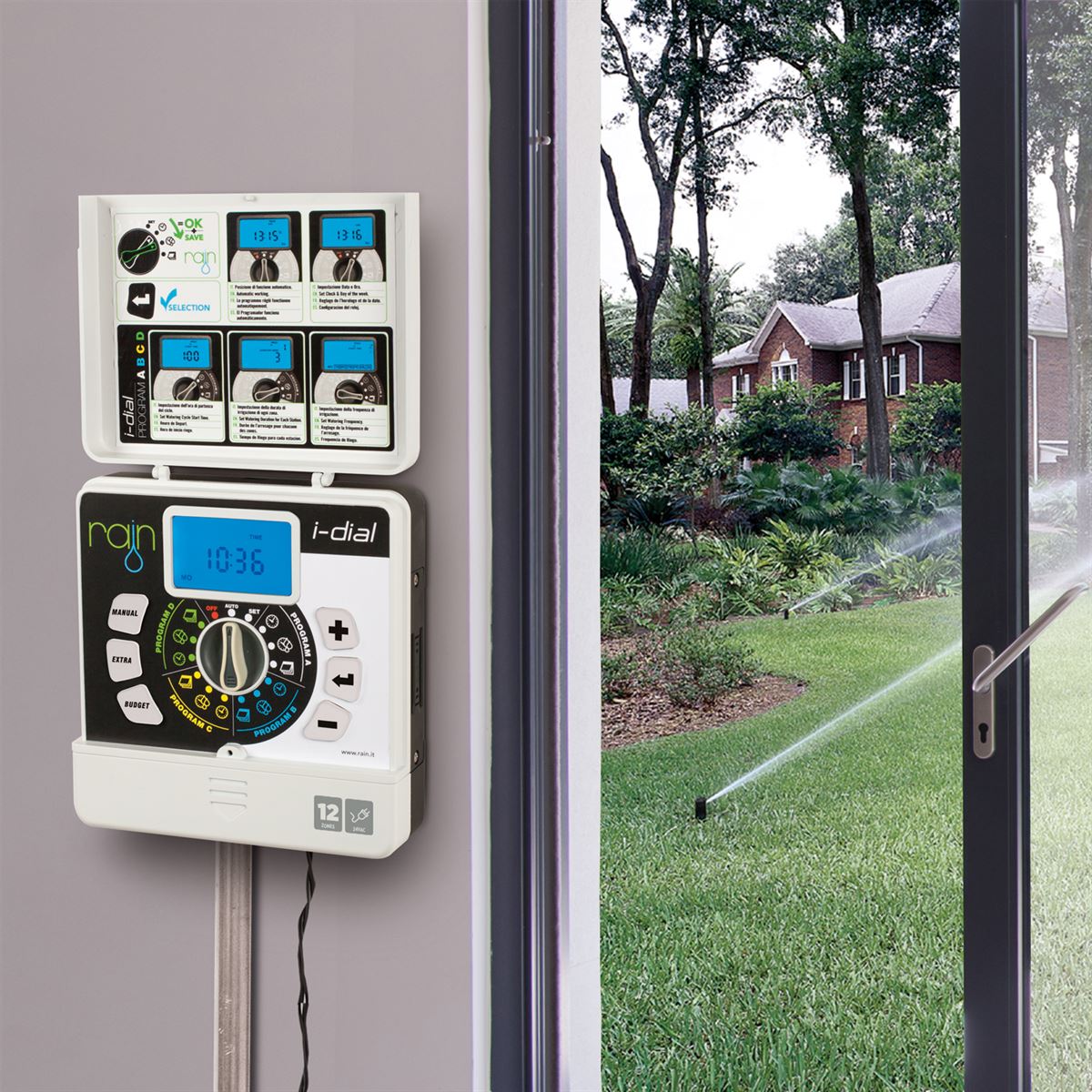Programator I-DIAL interior, 8 zone