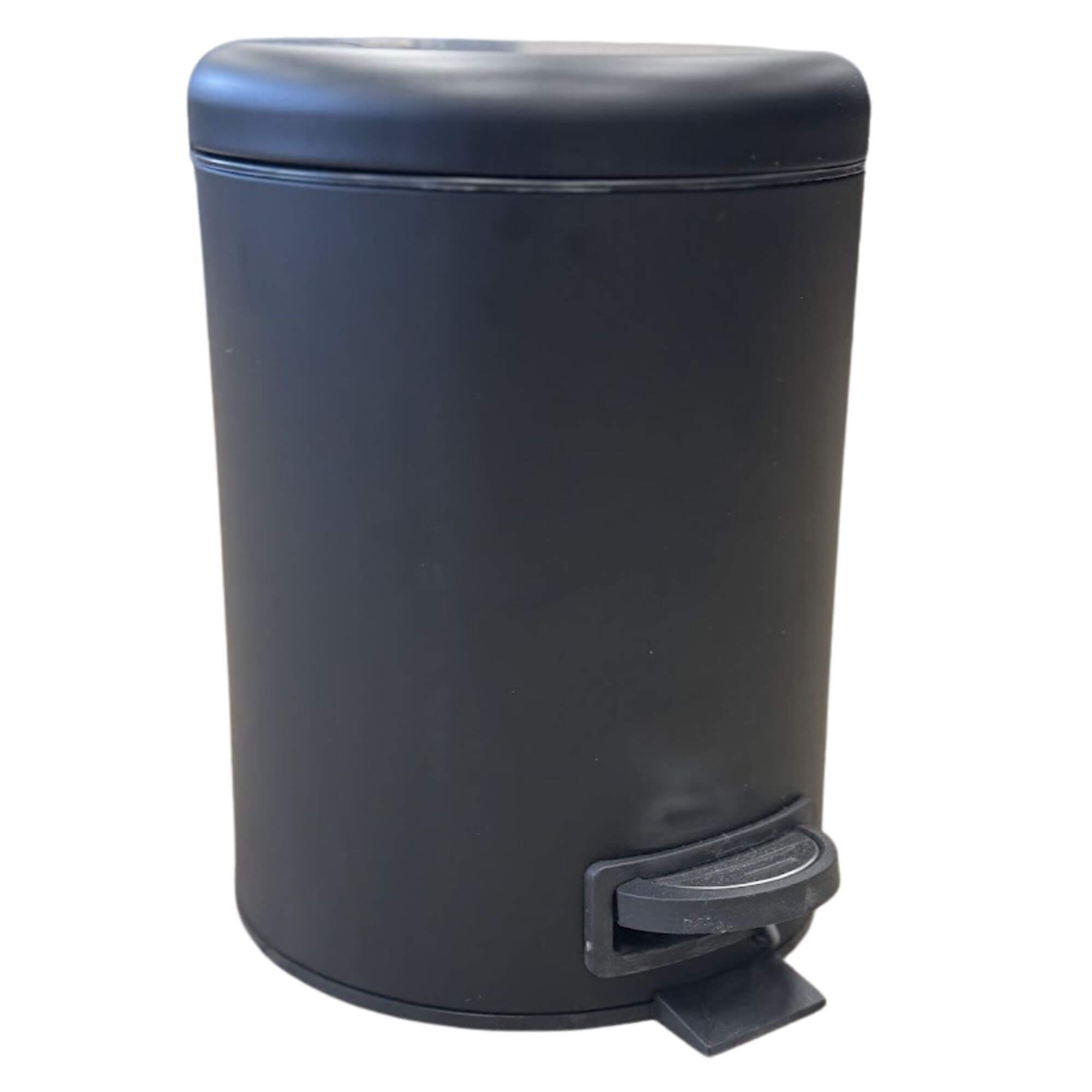 Cos de gunoi cu pedala, otel, ELITE, negru 12L